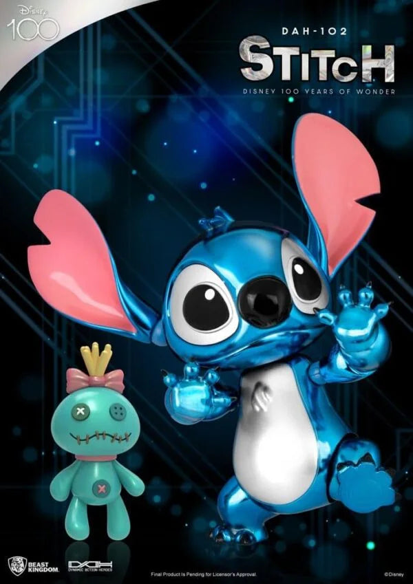 igurine Stitch 100 ans Disney – Dynamic Action Heroes 16cm