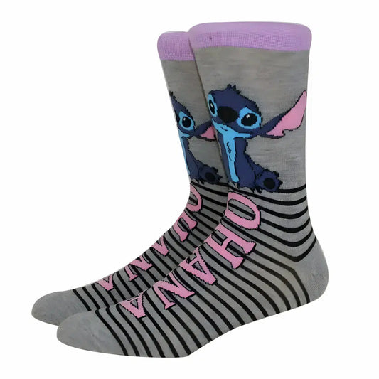 Chaussettes Stitch Hautes pour Femme
