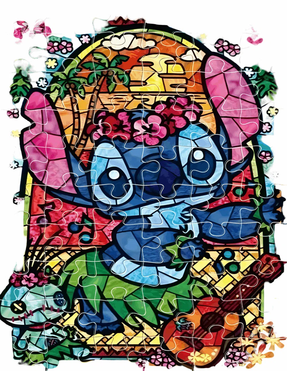 Puzzle Stitch Dance Aloha