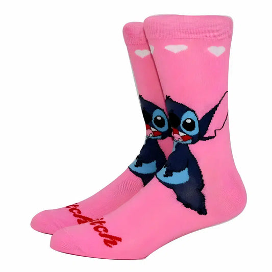 Chaussettes Stitch Hautes pour Femme
