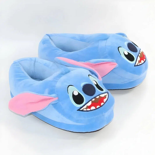 Pantoufles en Peluche Stitch